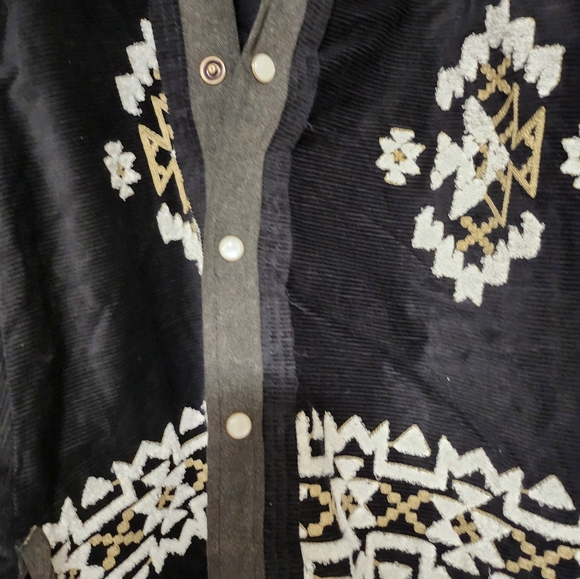 Free People We The Free Cozy Up Embroidered Shirt - Picture 6 of 12